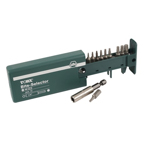 Wiha 11 Piece Torx Bit Selector T5-T30 79242